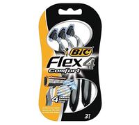 BIC - Rasoirs Jetables Hommes Flex Comfort 3 Rasoirs - Lot De 3