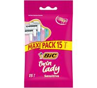 BIC Rasoirs Twin Lady – 2 lames – 15 pièces