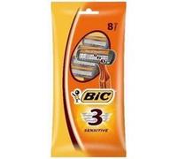 BIC Sensitive 8 Rasoirs Jetables de 3 Lames pour Homme G