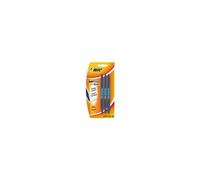 Bic Soft Feel Clic Grip Blister De 3 Stylos-Billes Bleu [Fournitures De Bureau]