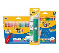 Bic Spécial Rentrée Des Classes Pack De Coloriage De 18 Feutres/18 Crayons De Couleur/8 Crayons Graphites