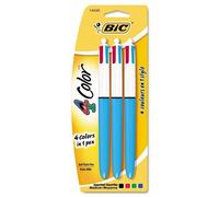 Bic Stylo 4 Couleurs Pack Économique De 2 + 1 Gratuit (Import Royaume Uni)