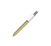 Stylo à bille Bic Shine 4 Couleurs Doré Doré G