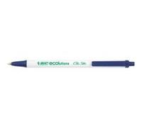 Bic - Stylo à bille rétractable ECOlutions Clic Stic, bleu Bleu G