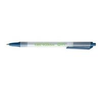 BIC Stylo bille Ecolution Round Stic rétractable 62% matières recyclées bleu