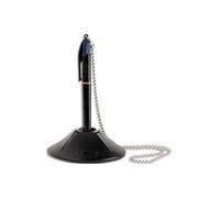 Bic Stylo Bille 4 Couleurs Sur Socle Coloris Noir, Encre Bleu