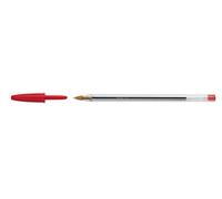 BIC Stylo bille CRISTAL Rechargeable Pte Moy. rouge