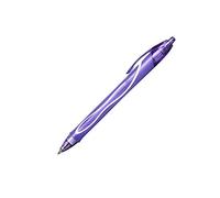 BIC Stylo bille GELOCOTY QUICK DRY encre gel violet et corps translucide