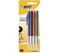 BIC® - Stylo-bille M10® Original x4 - Encre assortie