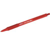 BIC Stylo bille rétractable Soft Feel Clic Grip Rouge