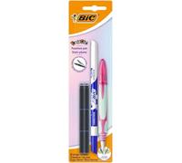 Bic Stylo Easy Clic + recharges + effaceur BIC