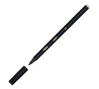 BIC Stylo feutre Visa à capuchon pointe 2 mm noir - écriture moyenne 0,8 mm