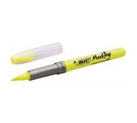 Bic Surligneur Flex Jaune Pointe Pinceau. Largeur De Trait 1 À 4,3 Mm