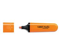 BIC Surligneur Jumbo Pointe biseautée. Séchage rapide. Coloris Orange Fluo