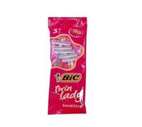 BIC Twin Lady Sensitive Rasoirs Jetables 2 Lames 5 unités