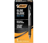 BIC VLGB11BK Velocity Retractable Ballpoint Pen, Black Ink, 1.6mm, Bold, Dozen
