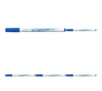 BIC Velleda 1721 - Feutres Effaçables à Sec pour Ardoise & Tableau Blanc avec Pointe Bloquée Conique Fine - Bleu (Lot de 5)