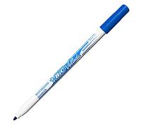 BIC Velleda 1721 - Feutres Effaçables à Sec pour Ardoise & Tableau Blanc avec Pointe Bloquée Conique Fine - Bleu