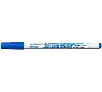 BIC Velleda 1721 - Feutres Effaçables à Sec pour Ardoise & Tableau Blanc avec Pointe Bloquée Conique Fine - Bleu