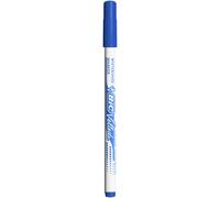 BIC Velleda 1721 - Feutres Effaçables à Sec pour Ardoise & Tableau Blanc avec Pointe Bloquée Conique Fine - Bleu