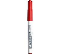 BIC Velleda 1741 Feutres pour Tableau Blanc Effaçables à Sec, Pointe Conique Moyenne 1,4 mm - Marqueur rouge