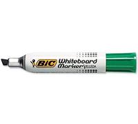 BIC Velleda 1781 Feutres pour Tableau Blanc Effaçables à Sec Pointe Biseautée Large 3 - 4,6 mm - Marqueur vert
