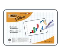 BIC Velleda Ardoise double face effaçable à sec - L.60 x H.90 cm - Cadre Gris