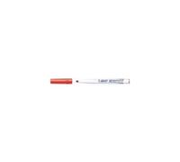 Bic - Velleda - Feutre Effaçable À Sec Pour Tableau Blanc - Pointe Ogive - Encre Cétone Rouge - Lot De 12