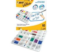 Bic Velleda Pack De 60 Feutres Effaçable À Sec [Fournitures De Bureau]