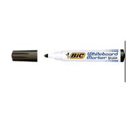 BIC Velleda 1701 ECOlutions Feutre pour Tableau Blanc Effaçables à Sec à Pointe Conique Large - Marqueur noir