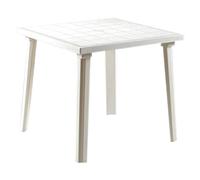 BICA 59 Weekend Table en polypropylène, Blanc, 80 x 80 x 72 cm