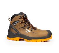 Bicap Chaussures de sécurité basses homme SEAL MID S3S en tissu technique imperméable, embout composite, semelle antidérapante, mousse à mémoire de forme, système stabilisant TPU, industrie lourde