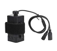 Bicaquu Battery Pack Case House Cover étanche USB/DC Double Interface pour Lampe de vélo de vélo