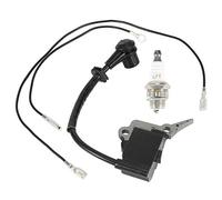 Bicaquu Bobine d'allumage en Alliage d'aluminium, Bougie d'allumage Durable de Fabrication Professionnelle résistante à l'usure, Haute précision pour tronçonneuse 2500 25CC ZENOAH G2500