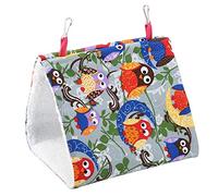 Bicaquu Hamac pour Animaux de Compagnie, Oiseau pour Animaux de Compagnie Doux au Chaud hamac Cage perroquets Suspendus hutte Tente lit lit Cave Swing Jouet(#7)