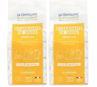 Bicarbonate de Soude Grains Fins - Sachet Kraft 3kg - Qualité Alimentaire 100% Pure - Nettoyage, Cuisine, Soin Corporel - Recharge Écologique Kraft - Multi-usages Maison -La Compagnie du Bicarbonate.
