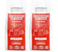 Bicarbonate Soude Gros Grains - Sachet Kraft 3kg - Qualité Alimentaire Origine France - Nettoyage, Linge, Bricolage, Déodorant Maison - Recharge Écoresponsable- La Compagnie du Bicarbonate. (Lot de 2)