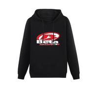 bicca Pullover Warm Hoodies Beta Racing Motorcycle Sport Logo Sweatershirt Hoodie for Men Black L