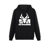 bicca Pullover Warm Hoodies Die Antwoord Logo Hoody with Kangaroo Pocket Sweatershirt Hoodie Black XL