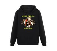 bicca Pullover Warm Hoodies The Cult Rock Band Legend Electric Album Mens Hoody Black L