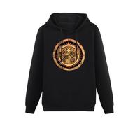 bicca Pullover Warm Hoodies Tomorrowland Hoody Graphic Top Printed Hoodie Sweatershirt for Men Black XL