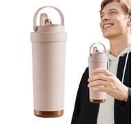 Bicchiere Per Acqua - Tazza Da Viaggio Da 750 Ml | Borraccia Con Rivestimento In Ceramica E Coperchio Per Auto, Ospedale, Campeggio, Palestra, Allenamento, Uso Quotidiano, Escursionismo, Scuola