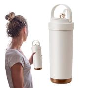 Bicchiere Per Acqua - Tazza Da Viaggio Da 750 Ml | Borraccia Con Rivestimento In Ceramica E Coperchio Per Auto, Ospedale, Campeggio, Palestra, Allenamento, Uso Quotidiano, Escursionismo, Scuola