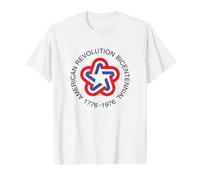 Bicentenaire de la révolution américaine 1776-1976 T-Shirt Graphique avec Valeur