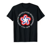 Bicentenaire de la révolution américaine 1776-1976 T-Shirt Graphique avec Valeur