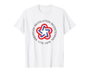Bicentenaire de la révolution américaine 1776-1976 T-Shirt Graphique avec Valeur