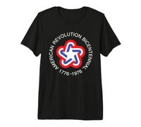 Bicentenaire de la révolution américaine 1776-1976 T-Shirt Haut de Gamme