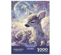 Biche 1000 Pièces Puzzle Unique Décoration Moderne Fantastique Puzzle Jouets De Jeu pour La Famille 52x38cm/1000pcs