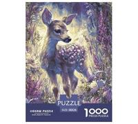 Biche 1000 Pièces Puzzle Unique Jeu Cadeau Unique Fantastique Puzzle Jouets De Difficiles pour La Famille 38x26cm/1000pcs
