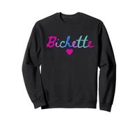 Bichette surnom Cadeau Fille Femme Couple Saint-Valentin Sweatshirt